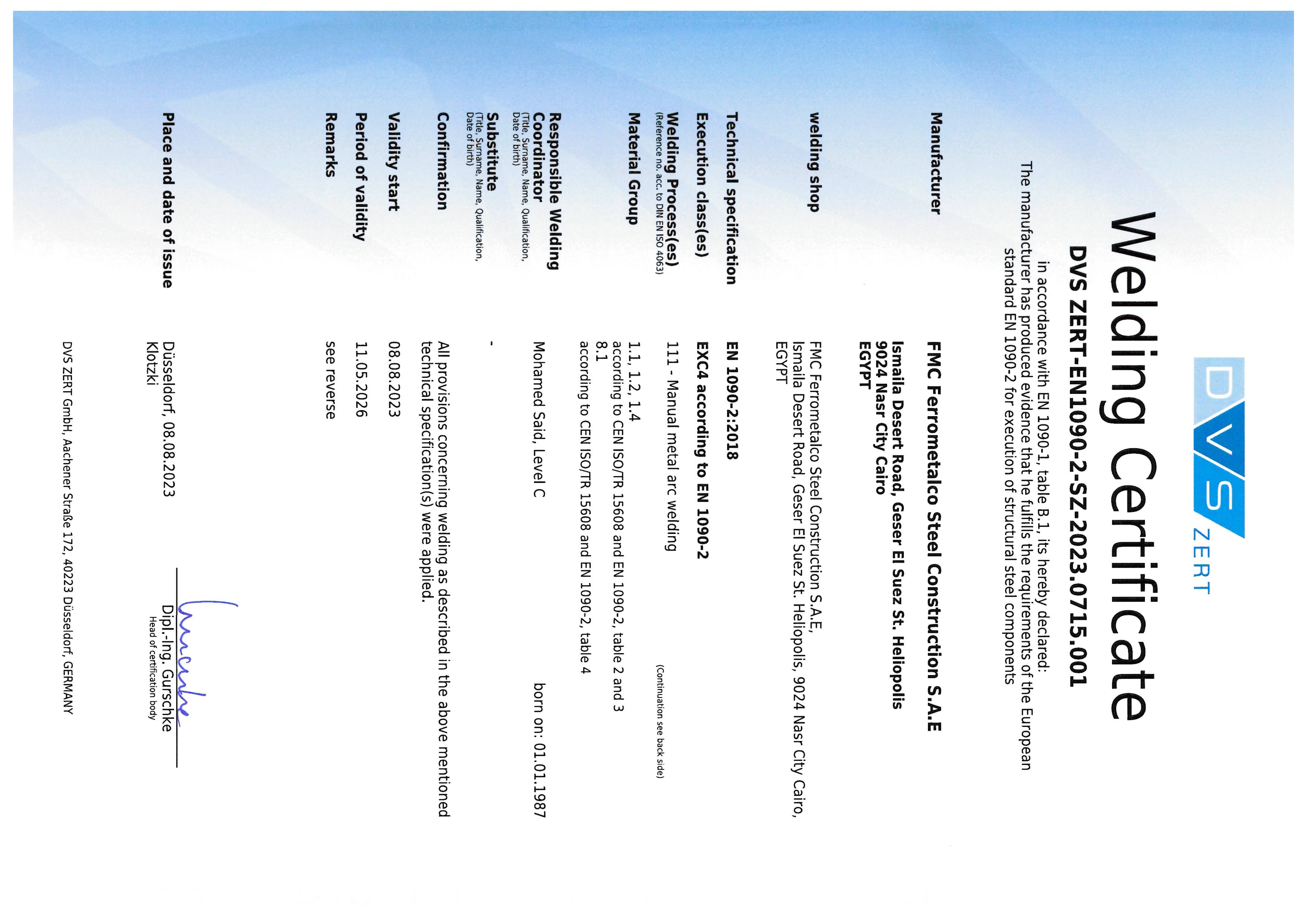 EN 1090-2:2018 Structural Steel Requirements (Extended)